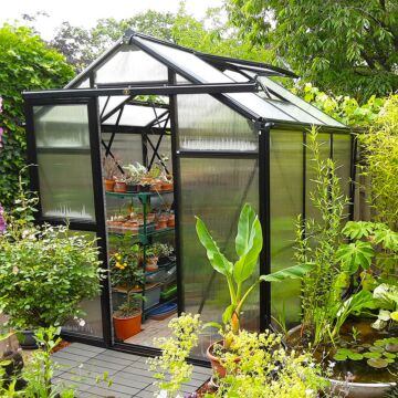 Gardenmeister Prestige 100 serre polycarbonaat 8 mm zwart GM501100