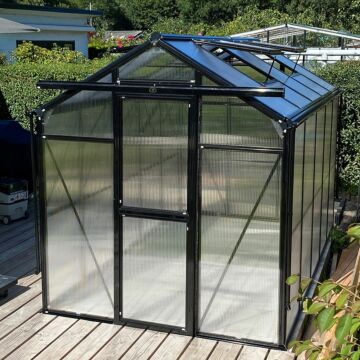 Gardenmeister Prestige 300 serre polycarbonaat 8 mm zwart